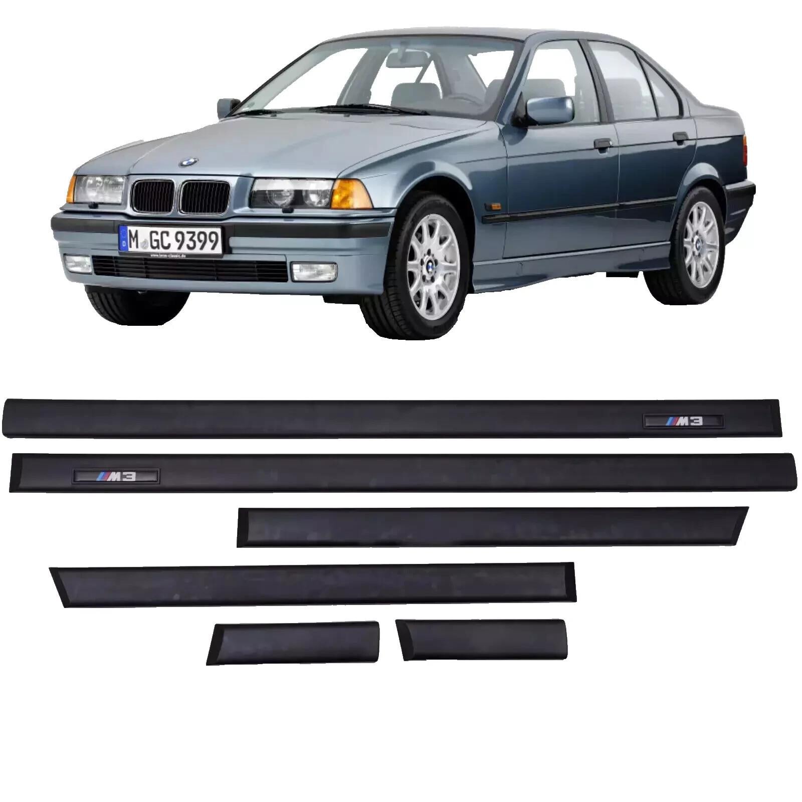 BMW 1992-1998 E36 M3スタイル4ドアセダンボディサイドモールディング