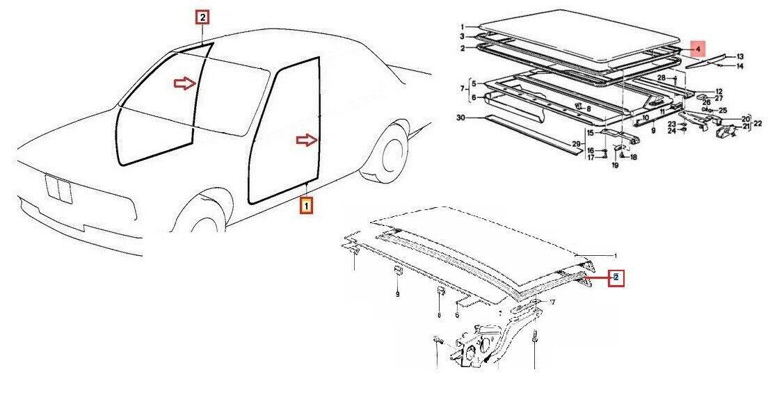BMW 3 Series E30 4-Door (1982-1994) Full Sill Repair Panels – Pair (Left & Right)