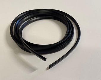 Moldura decorativa para parabrisas delantero BMW E30 Coupé 318i 325 51311968445 Negro
