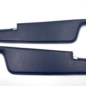 Dark Blue Sunvisor Set for 1970-1971 E-Body Dodge Challenger Convertible