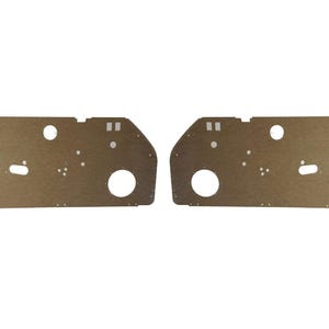 Painel de porta de madeira 2 peças R+L para Porsche 911 G 930 Tipo de modelo 1974-1989