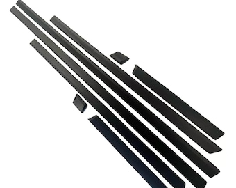 For BMW E34 1987-1996 Body Side Moulding Trim Set 8 Pcs