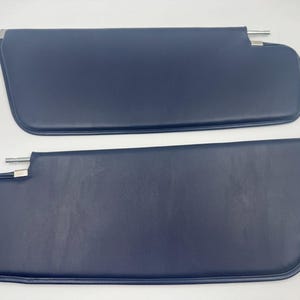 シボレー フルサイズ インパラ ベースワゴン 1961-1965 用ダークブルーサンバイザーセット