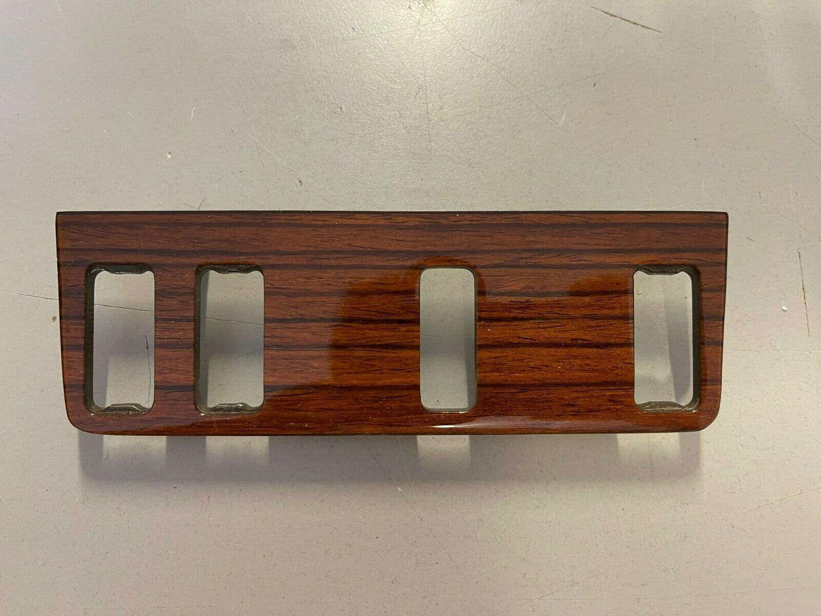 Pannello interruttori a 4 pulsanti adatto per Mercedes W123 C123 Zebrano Color Burl Wood