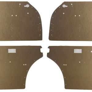 Panneau de porte en bois 4 pièces R+L +F+R pour Mercedes W110 W111 berline 4 portes