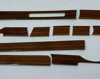 Zebrano Dash Trim Set For Mercedes R107 W107 Sl Class 11 Pieces Interior Wood