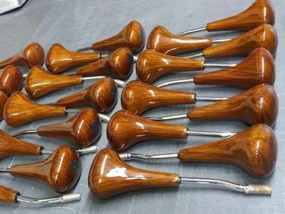 Zebrano Wood Automatic Gear Shift Knob For Mercedes W124 W201 W202