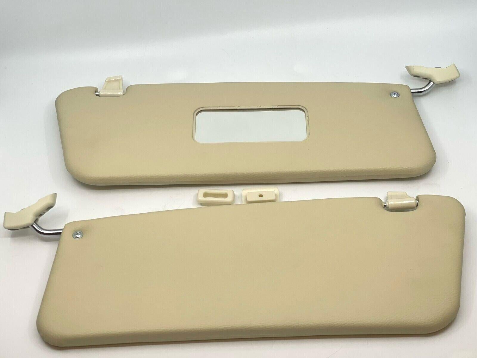 Sunvisor With Metal Bracket Clips Set Fits For Mercedes R107 SL
