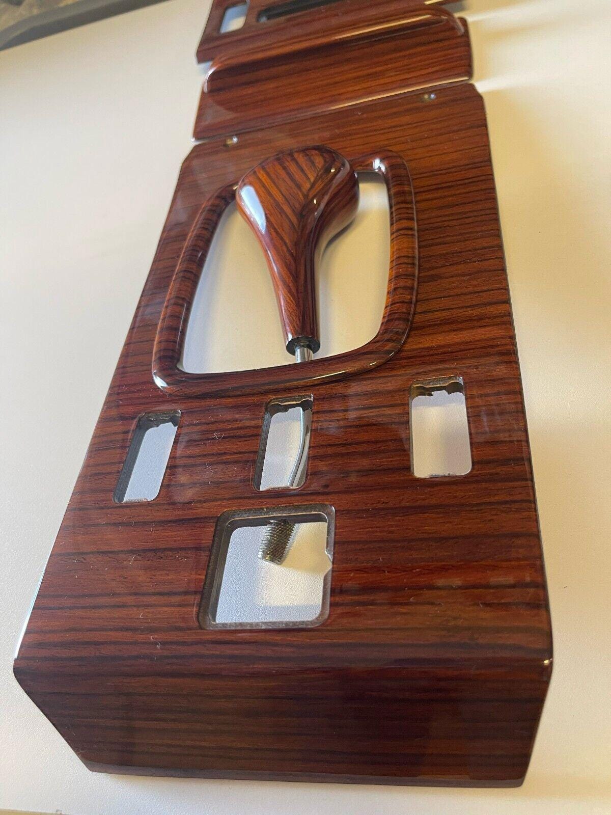 Kit 11 Pièces En Bois De Noyer Burl Pour Tableau De Bord Mercedes SL R107 - Version US Neuve