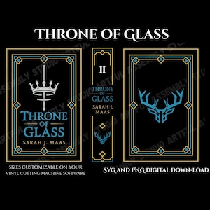 Thronglas Cover Designs im SVG und PNG Format zum Download - perfekt zum Buchbinden!