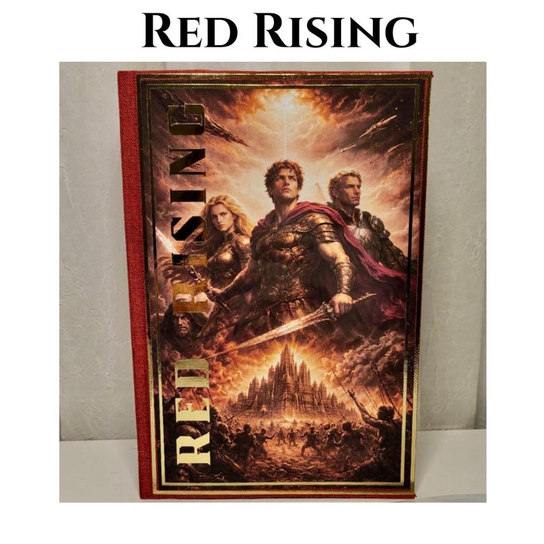 Red Rising SVG and PNG Book Cover Designs for Download- Perfect for ...