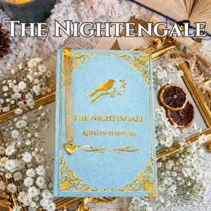 The Nightingale inspired book cover art- svg and png digital download… perfect for your next bookbinding adventure!