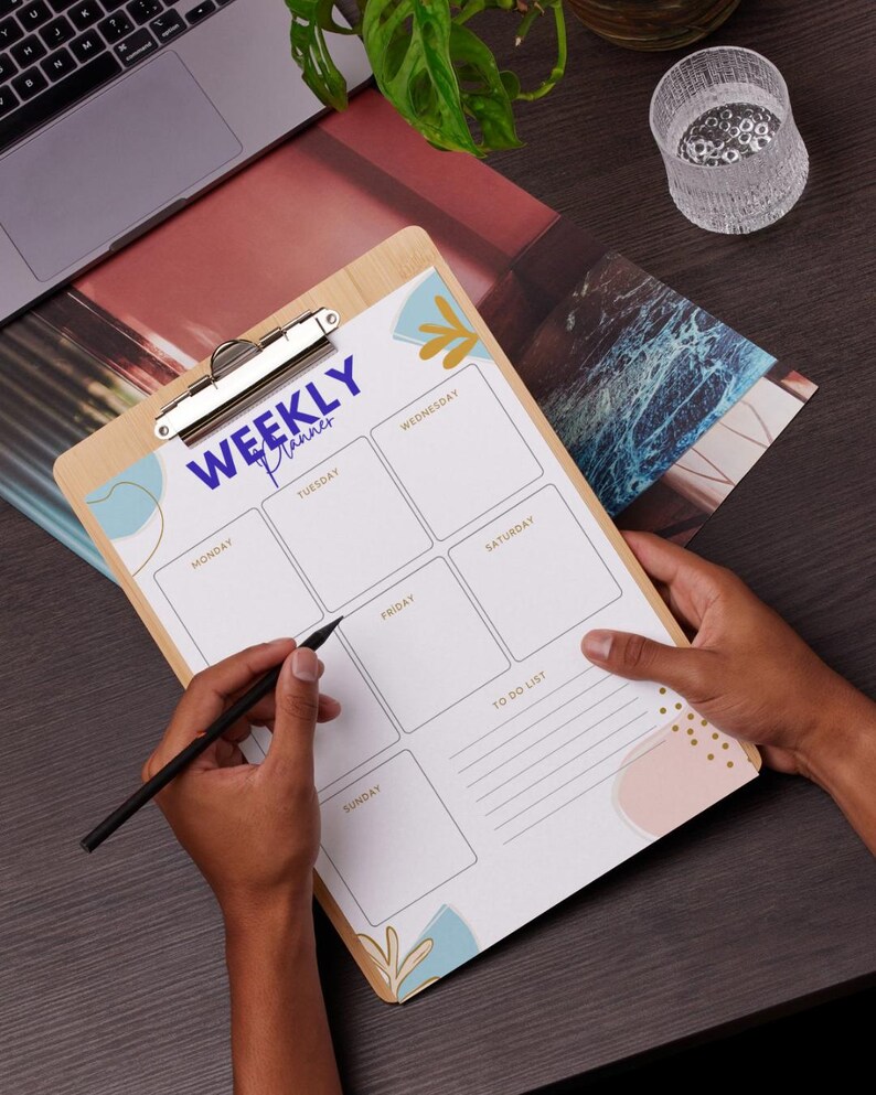 Minimal Weekly Planner Printable PDF | A4 & US Letter | Instant ...