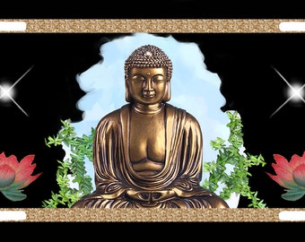 BUDDHA EYES METAL LICENSE PLATE FOR CARS BUDDHISM BUDDHIST FAITH