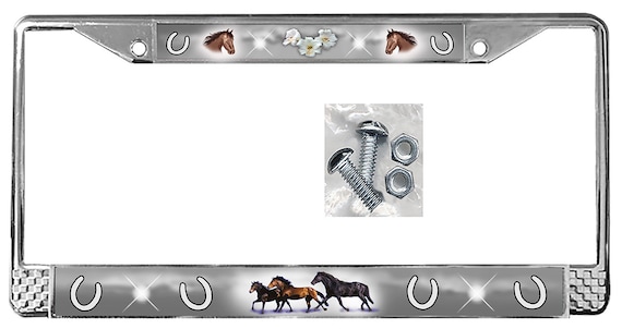 Save a HORSE Ride a COWGIRL License Plate Frame