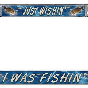 Large Mouth And Small Mouth Bass License Plate Frame Personalize With Text Or Name Gifts Plate Holder Fishing Fisherman
