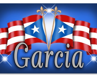 Bicycle License Plate Puerto Rican Flag Metal Custom Personalize Gifts Children Teens Men Ladies Puerto Rico Any Name Or Text 2.75" x 4.5"