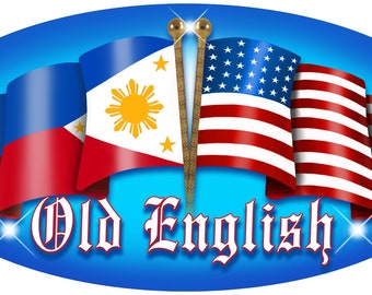 Philippine American Unity Flags Vinyl Oval Decal Bumper Sticker Sizes Small-Large Personalize Gifts Many Colors Filipino Latino USA