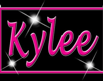 Custom Design Bicycle License Name Plate Metal Upgrade to 4" x 7" Plates