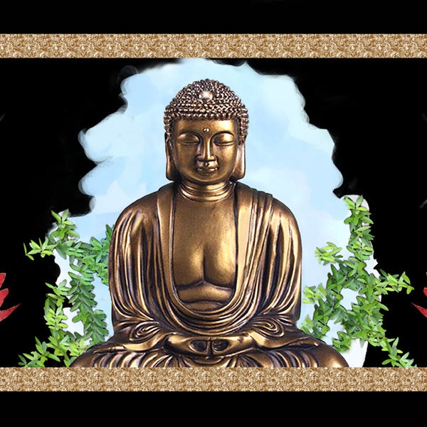 Buddha Spiritual Auto License Plate Gifts Personalize Name Or Text Buddhism India New Age Meditation Metaphysical