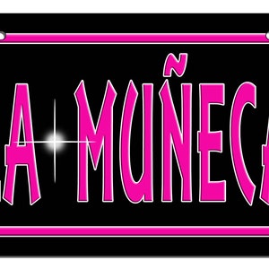 Custom Design Motorcycle Size License Plate Any Text-Name In Any Color Personalize Gifts 4&quot; x 7&quot; Bikes Trikes ATV