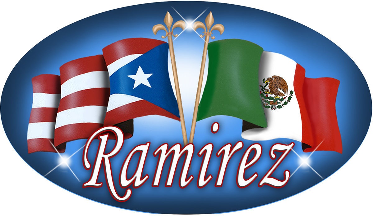 One Canadian Mexican Unity Flags Vinyl Oval Decal Bumper Sticker Medium ...
