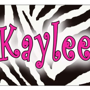 Bicycle Scooter Metal Name Plate Gift Children Adults Personalize 3 Sizes Toys Bicycles Motorcycles Quads ATV Wagon Lockers Toy Chest