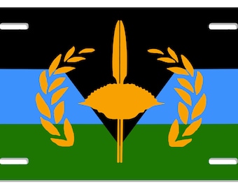 Gullah Geechee Of Carolina Flag Auto License Plate Personalize Gifts Name For Cars Trucks