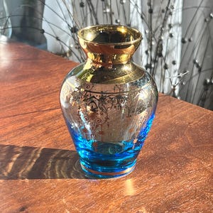 24 K Gold Murano Vase - Etsy