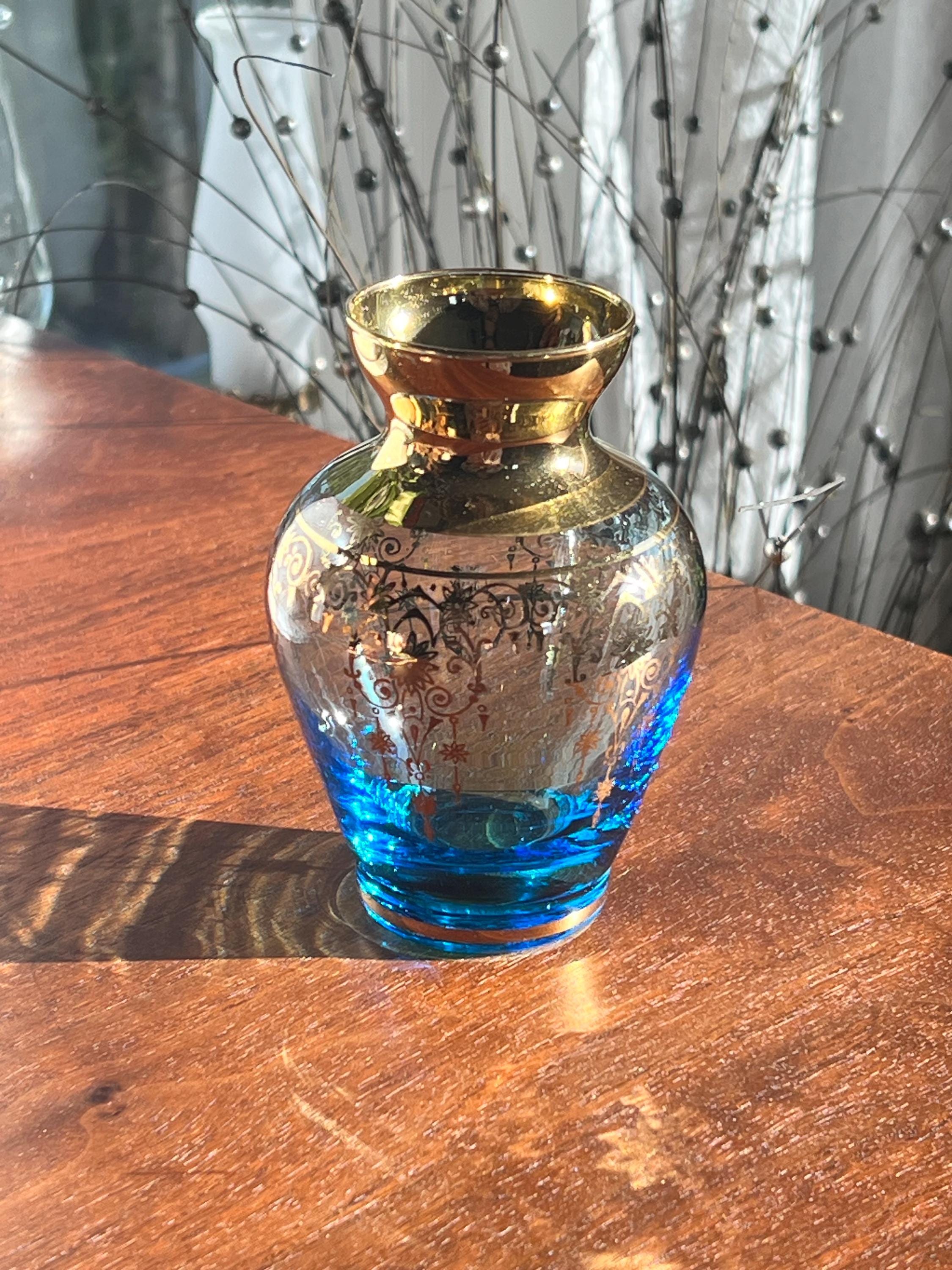 24 K Gold Murano Vase - Etsy