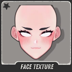 VROID| Full Face Texture (+Eyebrows,Eyeliner)