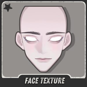 VROID| Full Face Texture (+Eyebrows,Eyeliner)