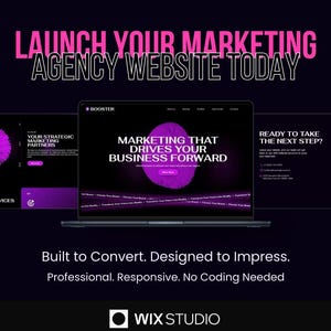High-Converting Wix Studio Template | Mobile Website for Creatives, Coaches & Marketing Brands