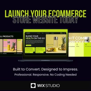 Wix Studio Website Template for Online Store | Ecommerce Design for Brands & Small Business