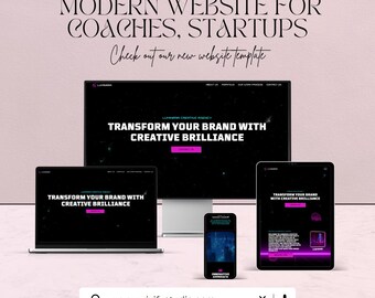 High-Converting Wix Studio Template | Modern Landing Page for Coaches, Startups & Creators