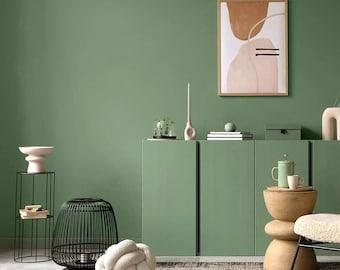 Green Peel and Stick Wallpaper: Removable Olive Wall Decor