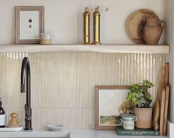 Beige 3D Wall Tiles: Neutral Art Deco Peel and Stick Wallpaper