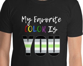 My Favorite Color - Agender LGBTQ+ Pride T-Shirt