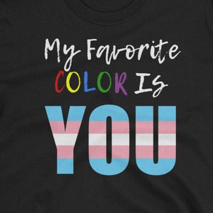 My Favorite Color - Trans LGBTQ+ Pride T-Shirt