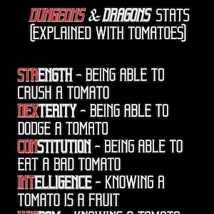 Stats - Dungeons & Dragons T-Shirt