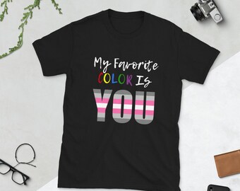 My Favorite Color - Demigirl LGBTQ+ Pride T-Shirt