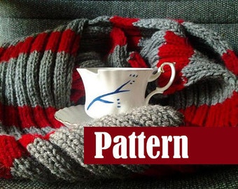 Henry Mills Scarf - Once Upon A Time - Knit Cosplay (PATTERN) - Beginner