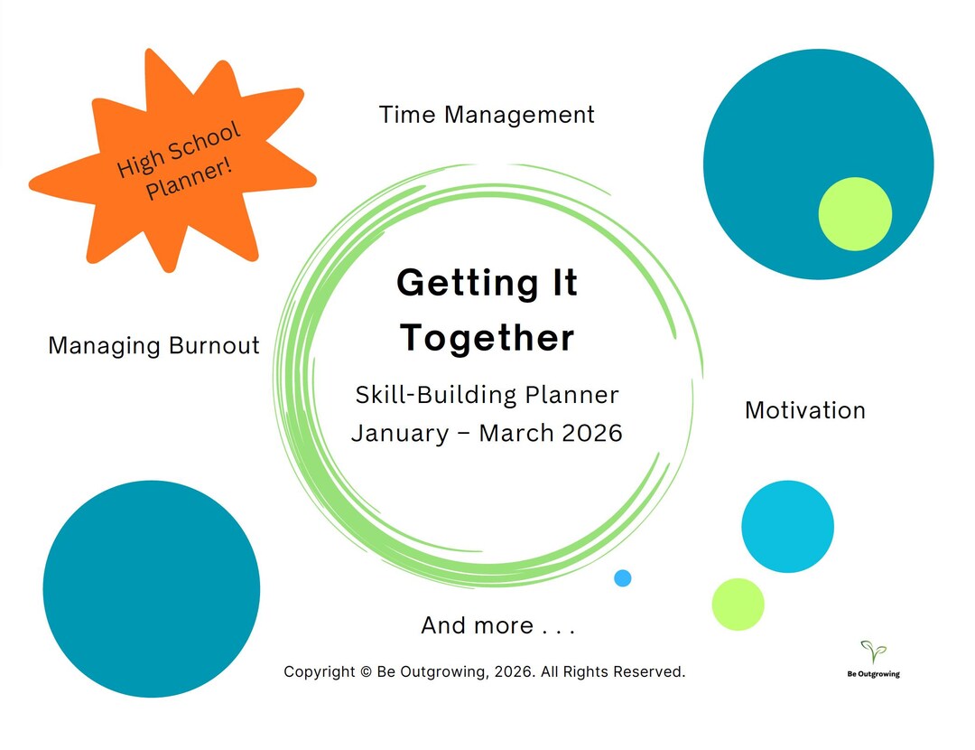 Getting It Together Skill-building Planner (high School) (january-march ...