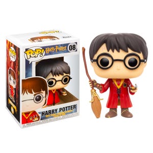 Funko Pop! Harry Potter Quidditch #08 – Golden Snitch & Broom Vinyl Figure – New in Box