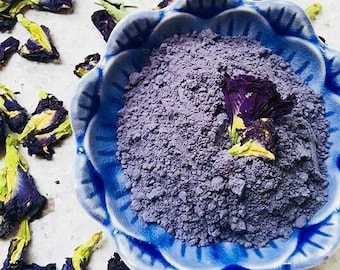 Organic Blue Butterfly Pea Flower Powder: Natural Herbal Tea