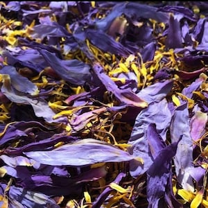1000g 100% Organic Egyptian Blue Lotus Flowers Whole Flowers Nymphaea caerulea Sacred water lotusn Sacred Water Lily