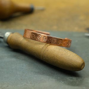 Pure Copper Bracelet - Healing Bracelet - Copper Cuff Bangle - Handmade Bracelet- Ideal  Gift – Copper – Copper Bracelet for woman – Energy