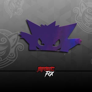 Holographic Gengar Peeker Sticker