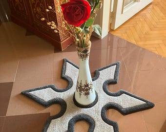 Dywan Shuriken Star Tufted – ręcznie robiony, nowoczesny wystrój