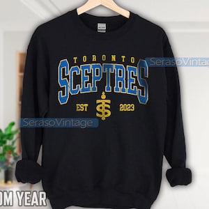 Toronto Hockey Sweatshirt | Toronto Scepters Sweatshirt | Toronto Hockey Fan shirt |Toronto Scepters Sweatshirt Crewneck | Women Hockey